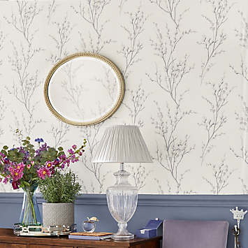 Laura Ashley Pussy Willow Wallpaper Bonprix