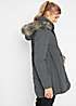 Faux Fur Trim Maternity Coat By Bonprix Bonprix