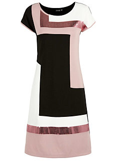 Plus Size Dresses Casual Occasion Bonprix Colour Block Shift Dress