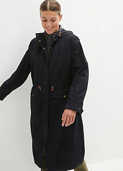 3-in-1 Hooded Longline Coat