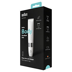 Body Mini Trimmer BS1000, Electric Body Hair Removal for Women and Men by braun