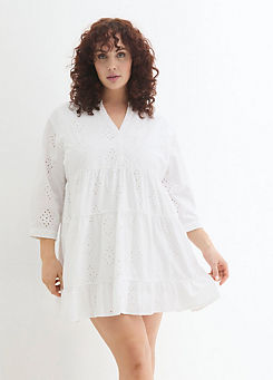 Broderie Tunic Dress
