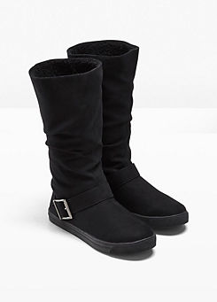 Buckle Strap Winter Boots
