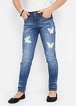 Butterfly Detail Jeans