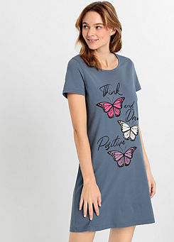 Butterfly Print Nightie