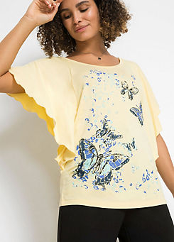 Butterfly Print Top
