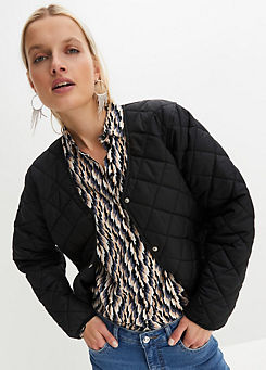 Diamond Pattern Quilted Jacket