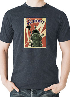 Dr Who Men’s Dalek ’To Victory’ T-Shirt