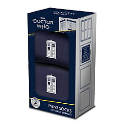 Dr Who Pack of 2 Boxed Socks Set