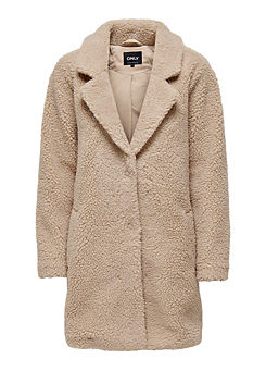 Faux Fur Coat by Only