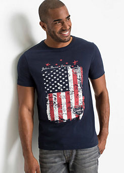 Flag Print T-Shirt