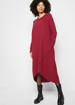 Flannel Midi Dress