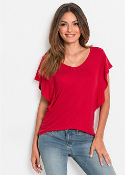 Frilly Sleeve T-Shirt