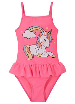Girls Unicorn Swimsuit
