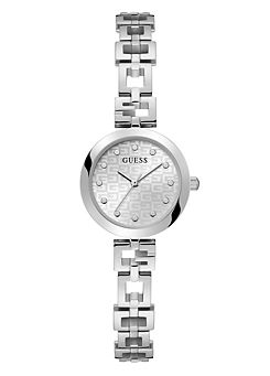 Guess Ladies Silver Tone Lady G Watch
