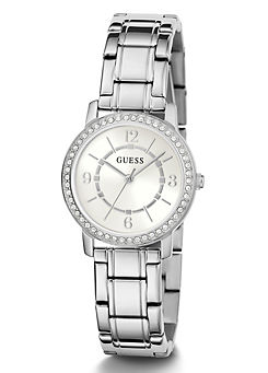 Guess Ladies Silver Tone Melody Watch