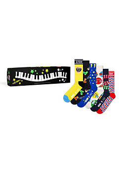 Happy Socks Mens 6 Pack Elton John Socks Gift Set