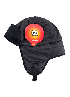 Heat Holders Aviator Hat - Black