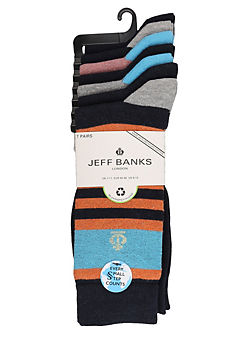 Jeff Banks Men’s Pack of 7 Socks