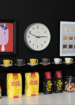 Jones Clocks ’The Jam’ Modern Colourful Wall Clock