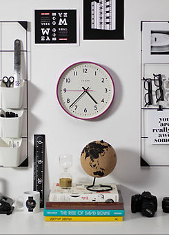Jones Clocks ’The Jam’ Modern Colourful Wall Clock