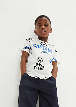 Kids Captain Print T-Shirt