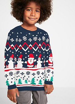Kids Knitted Christmas Jumper