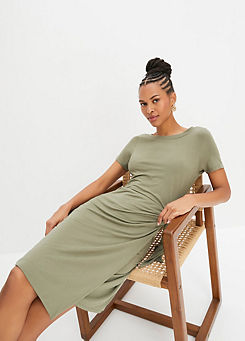 Knotted Jersey Dress