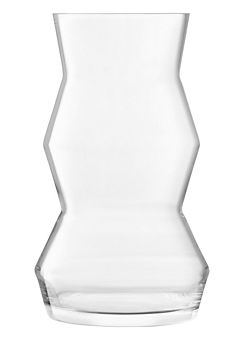 LSA Sculptured Vase/Lantern - Clear