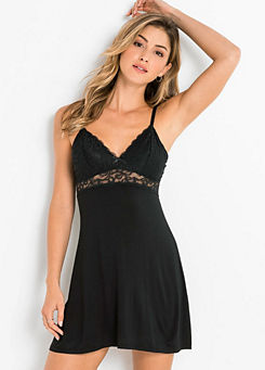 Lace Detail Negligee