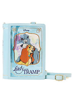 Loungefly Disney Lady & The Tramp Classic Book Convertible Crossbody Bag