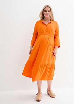 Maternity Jersey Midi Dress