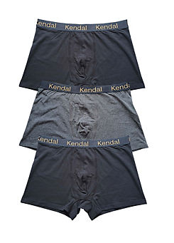Mens 3Pk Kendal Comfort Fit Boxer Shorts