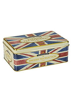 New English Teas Retro Union Jack Tea Selection Gift Tin