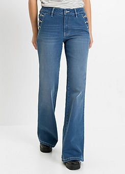 Organic Cotton Flared Jeans