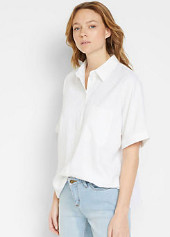 Oversize Linen Blend Shirt