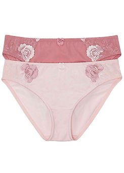 Pack of 2 Embroidered Briefs