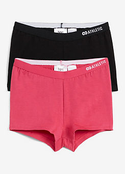 Pack of 2 Girls Boxers