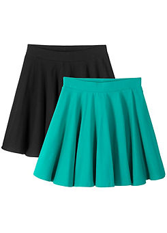 Pack of 2 Girls Summer Skirts