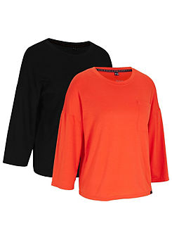 Pack of 2 Oversized Sports T-Shirts