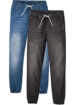 Pack of 2 Pull On Jeans