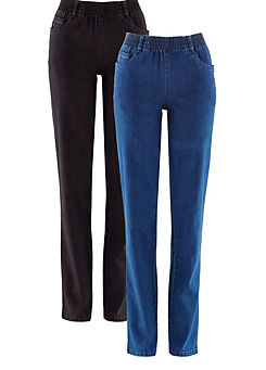 Pack of 2 Stretch Trousers