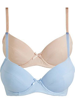 Pack of 2 Underwired Push-Up Bras