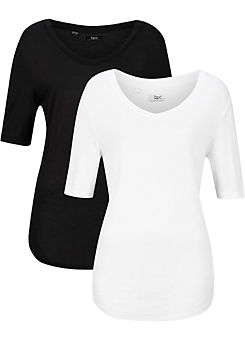 Pack of 2 Viscose Tops