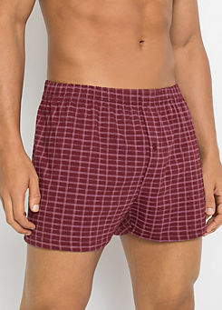 Pack of 3 Checked Pattern Boxer Shorts