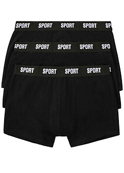 Pack of 3 Fitted Boxers
