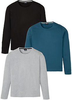 Pack of 3 Long Sleeve T-Shirts