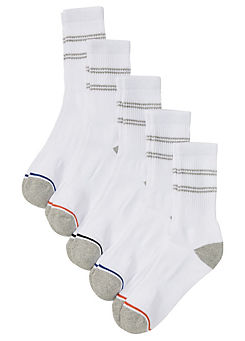Pack of 5 Organic Tennis Socks
