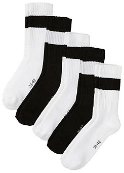 Pack of 5 Pairs of Thermal Cotton Socks