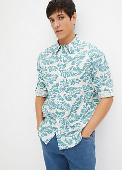 Palm Leaf Long Sleeve Shirt